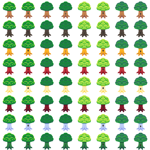 Tree Variations Sheet